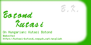 botond kutasi business card
